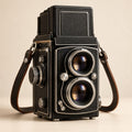 Classic Black Twin-Lens Camera — main view