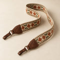 Rust & Olive Woven Camera Strap — main view