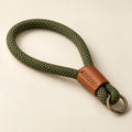 Olive Braided Camera Wrist Strap — main view